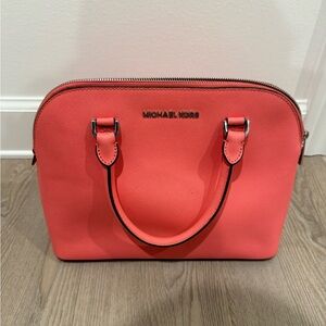 Michael Kors Coral Satchel Bag